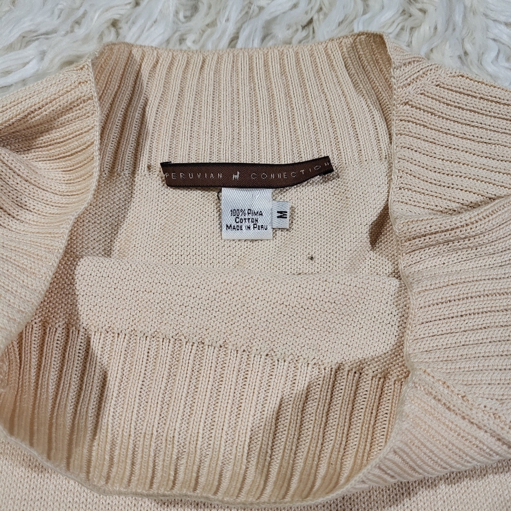 Peruvian Connection Boatneck Pullover Sweater Med… - image 5